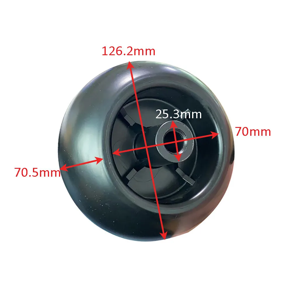 2Pcs 5 Inch Deck Wheels With Bolts Kit For Hustler Husqvarna Murray Toro Ariens Lawn Mowers New Replacement Parts