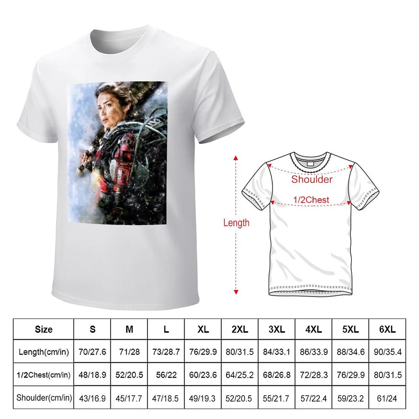 Edge of Tomorrow - Rita T-Shirt heavyweights blacks boys whites mens big and tall t shirts