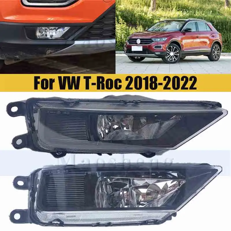 

Rear Bumper Fog Light Brake Light For VW T-Roc 2018-2022 Fog Lamp Tail Light Warning Lamp Foglight Foglamp