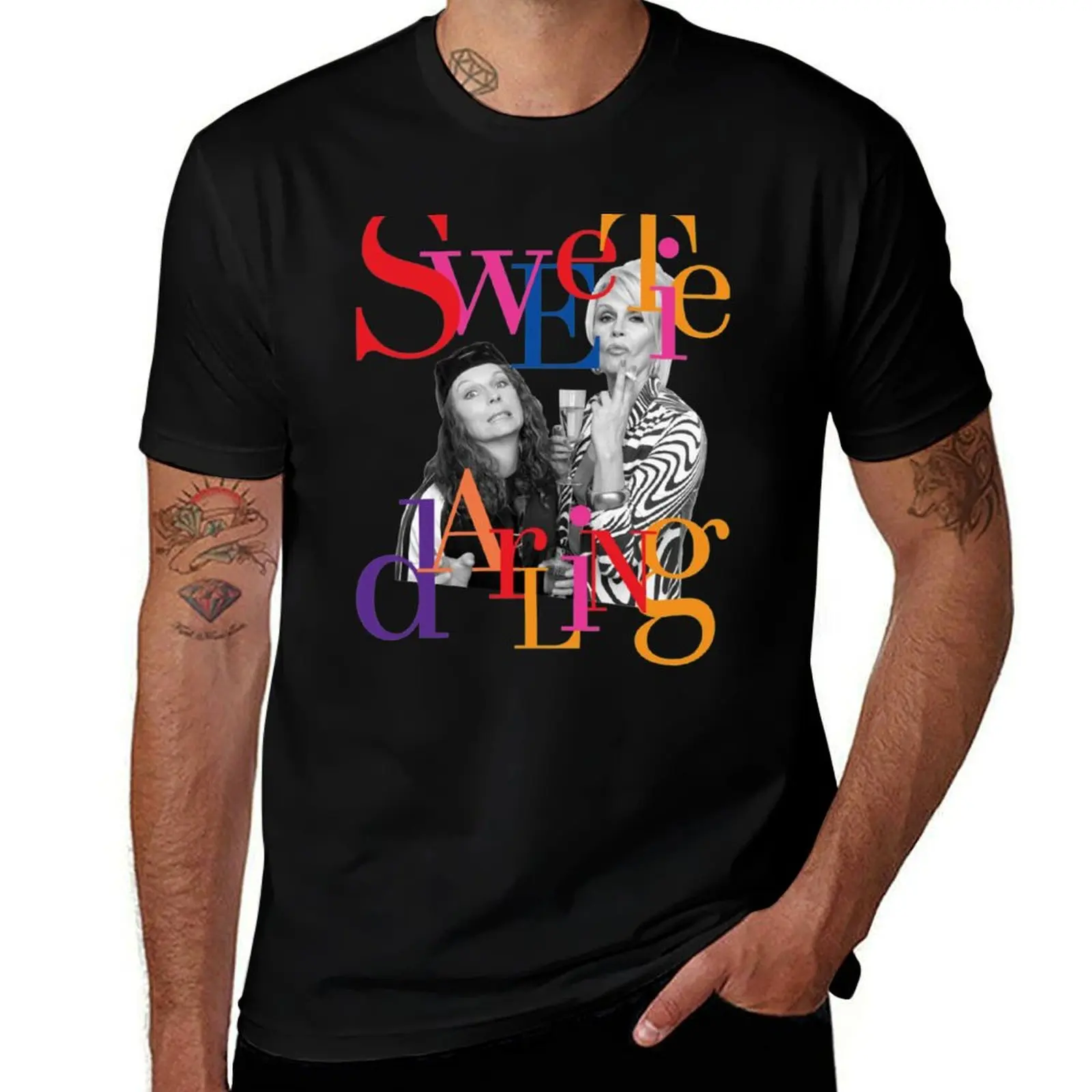 Eddie Patsy are the Best Sweetie Darling T-Shirt man t shirt luxury T-Shirt