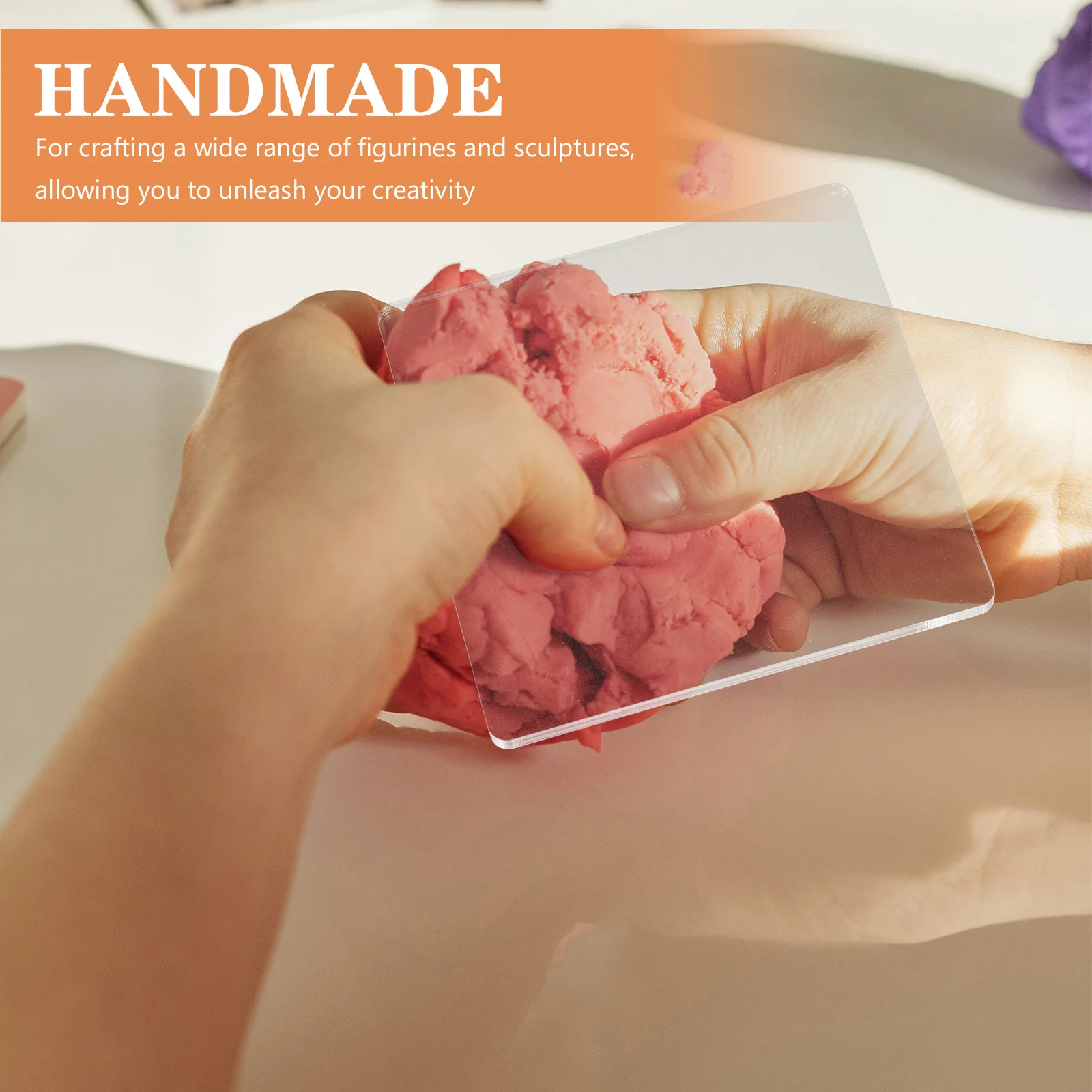 

3pcs Acrylic Clay Tools For Rolling Sculpting Pressing Shaping Rectangle Sheet Polymer Pottery Craft Diy Projects Clay Modeling