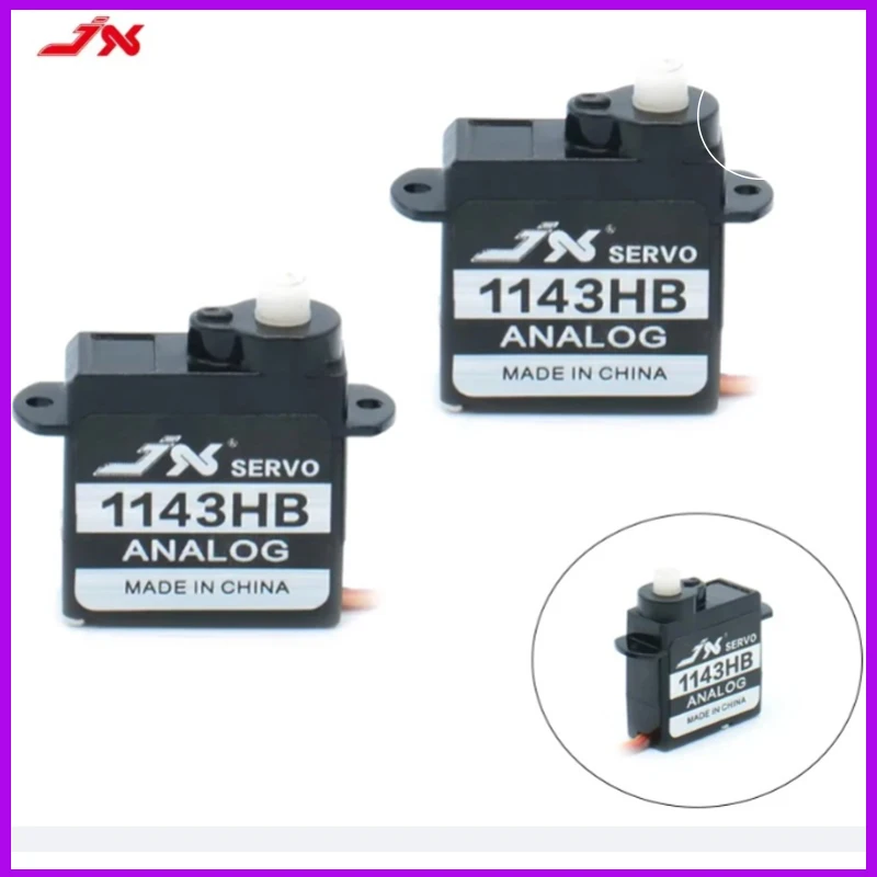 

JX Micro Servo PDI-1143HB Мини-цифровой сервопривод с крутящим моментом 0,55 кг и пластиковыми шестернями 3,7 г для радиоуправляемых вертолетов с неподвижным крылом