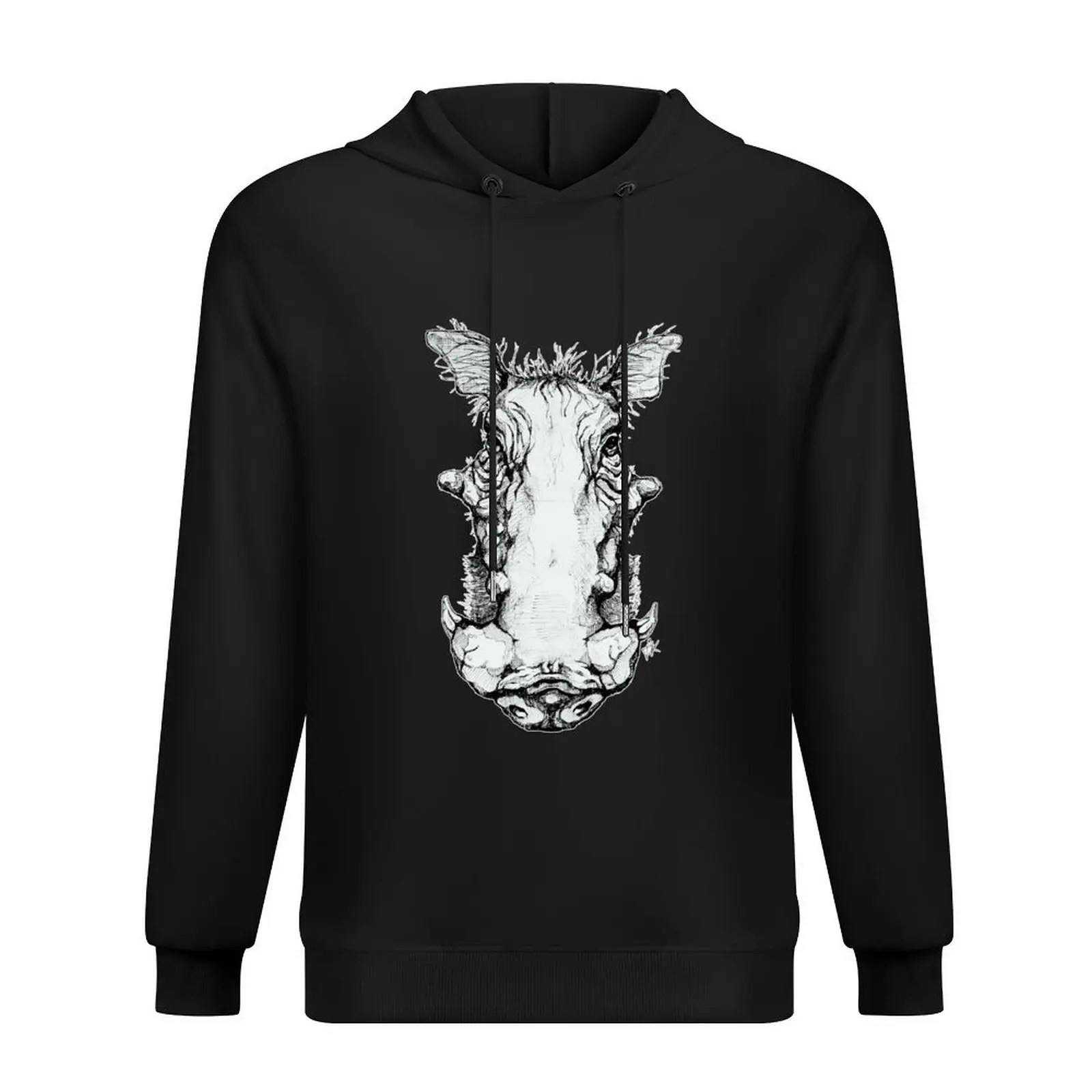 

Warthog (Pumbaa) Face Sketch Hoodie autumn clothes for men fashion men blouse men's oversize hoodie