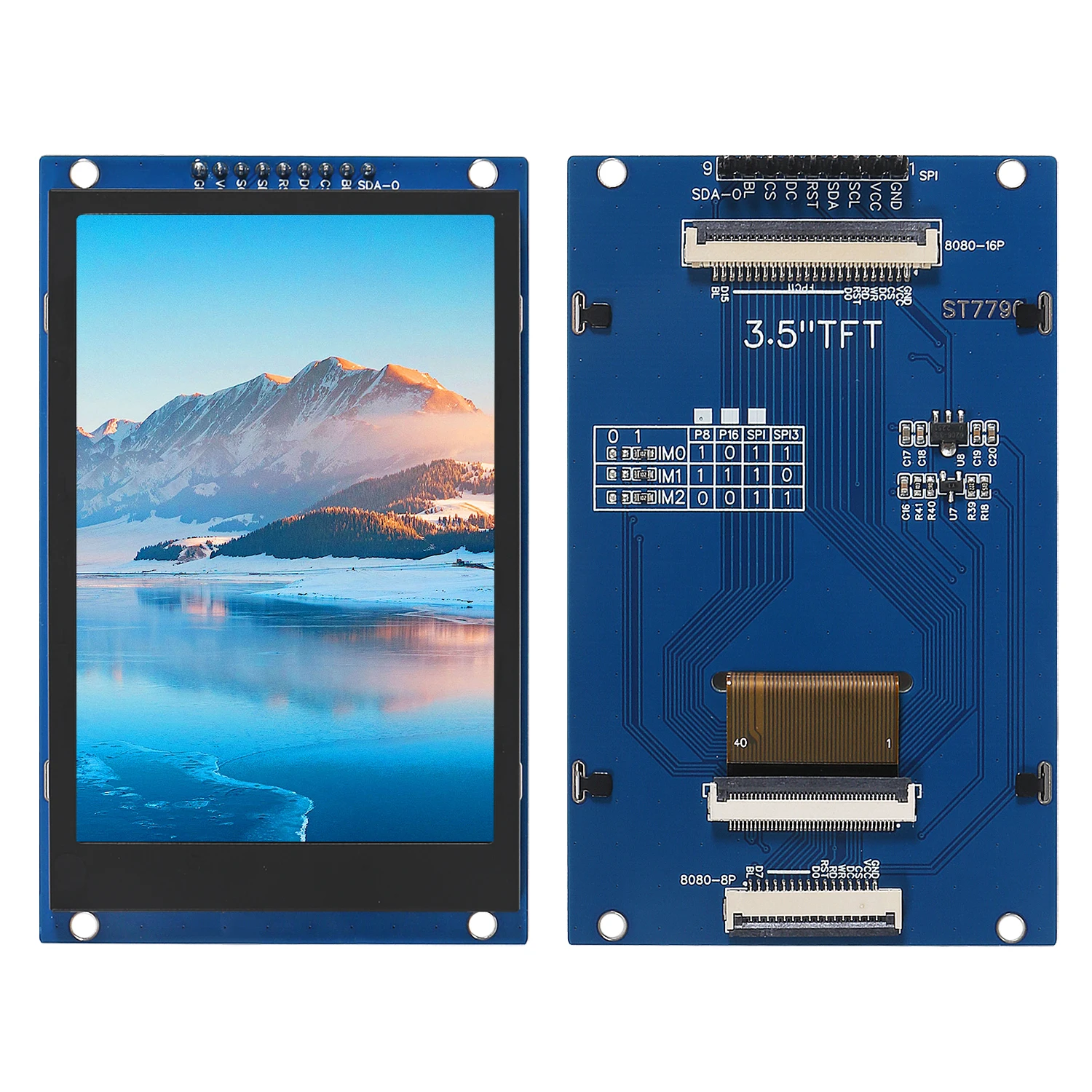 3.5 inch TFT LCD Display 320 x 480 Color Screen Module Compatible with Arduino UNO R3 Mega2560