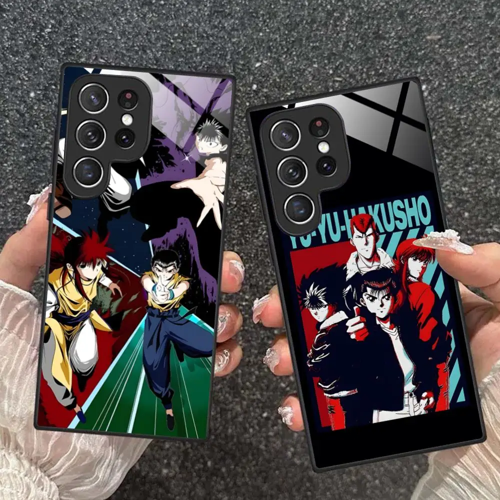 

Anime Yu Yu Hakusho Phone Case for Samsung Galaxy A56 55 54 53 52 51 36 35 34 23 16 15 5G Glass Protective Cover
