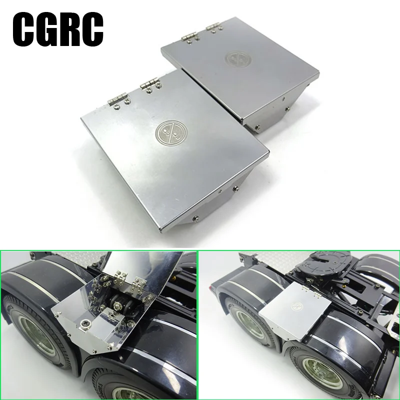 

Metal 6X4 Model Multifunction Trash Box for 1/14 Tamiya RC Truck Trailer Tipper Scania Benz MAN Volvo Car DIY Parts