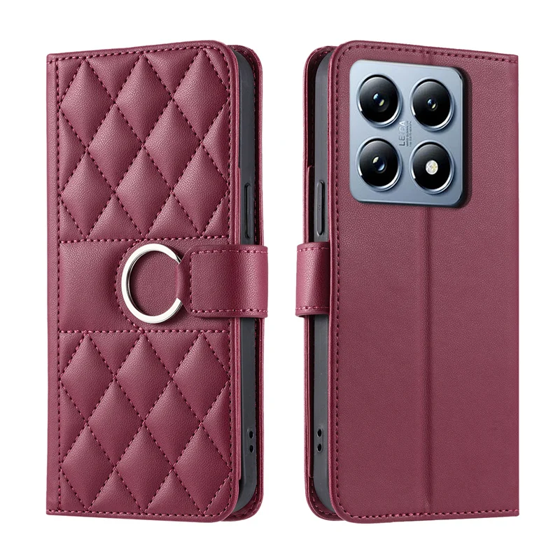 Xperia 1VI Luxury Leather Flip Case For Sony Xperia 1 VI 10 VI 5 III 10 II 1 V 5V 5 IV Ring Magnetic Solid Color Phone Bag Funda