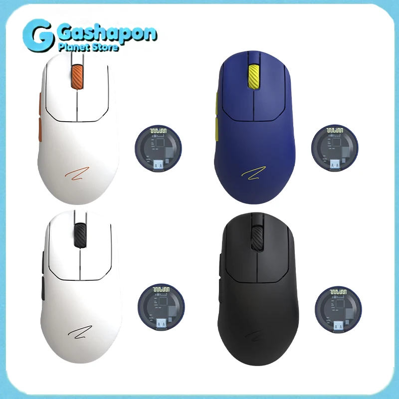 

Zaopin ZPW MAX Wireless Mouse 3Mode Nordic 52840 Long Battery Life Low Latency Lightweight Ergonomics Office Gaming Mouse Gift