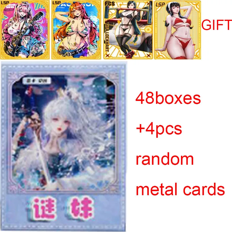 

2024 Newest Wholesale 48boxes Mimei Cards Goddess Story Collection Waifu Booster Box Ccg Acg Doujin Toys And Hobby Gift