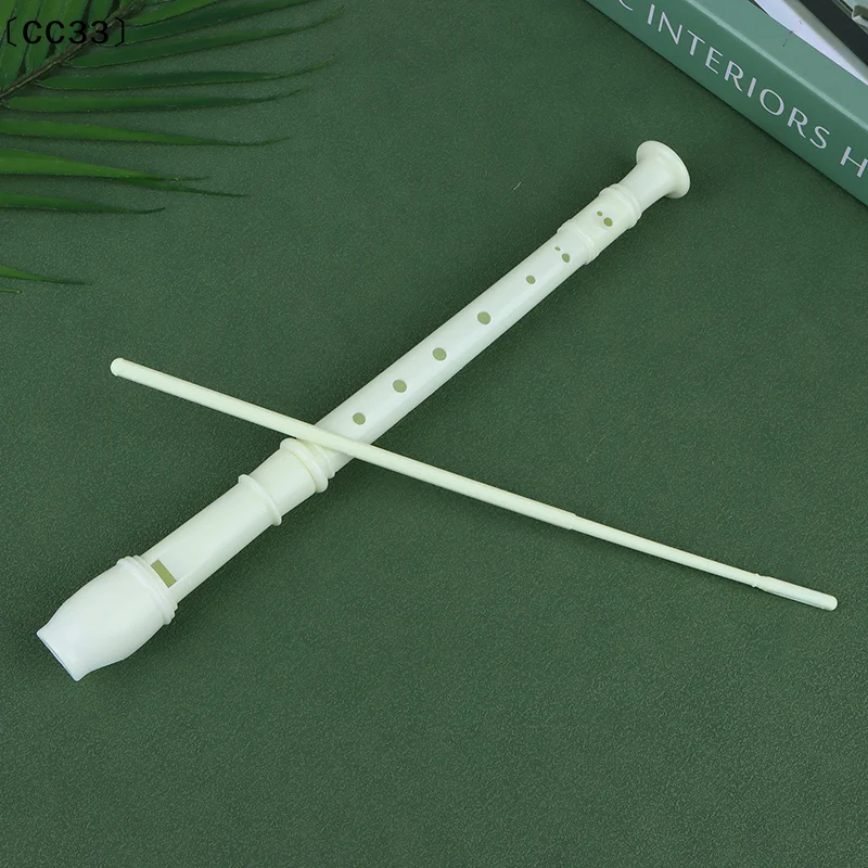1Pc Professional Eight Hole Treble Long Flute Soprano Recorder Clarinet Food Grade PP Recorder Flute Woodwind Instruments〔CC33〕