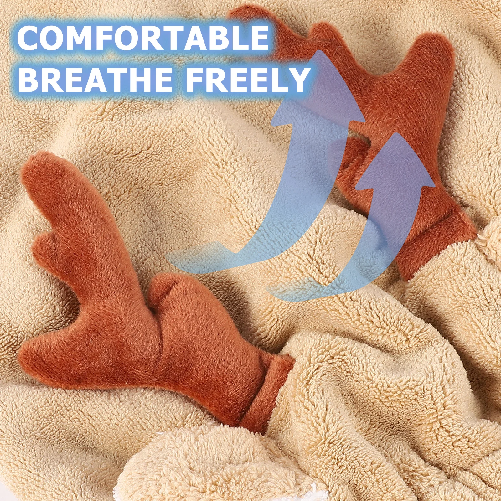 사슴뿔 모양 빠른 건조 두꺼운 마이크로화이버 헤어 타월 랩 퀵 드라이 목욕 모자 초흡수 헤어 드라이 캡 샤워 캡