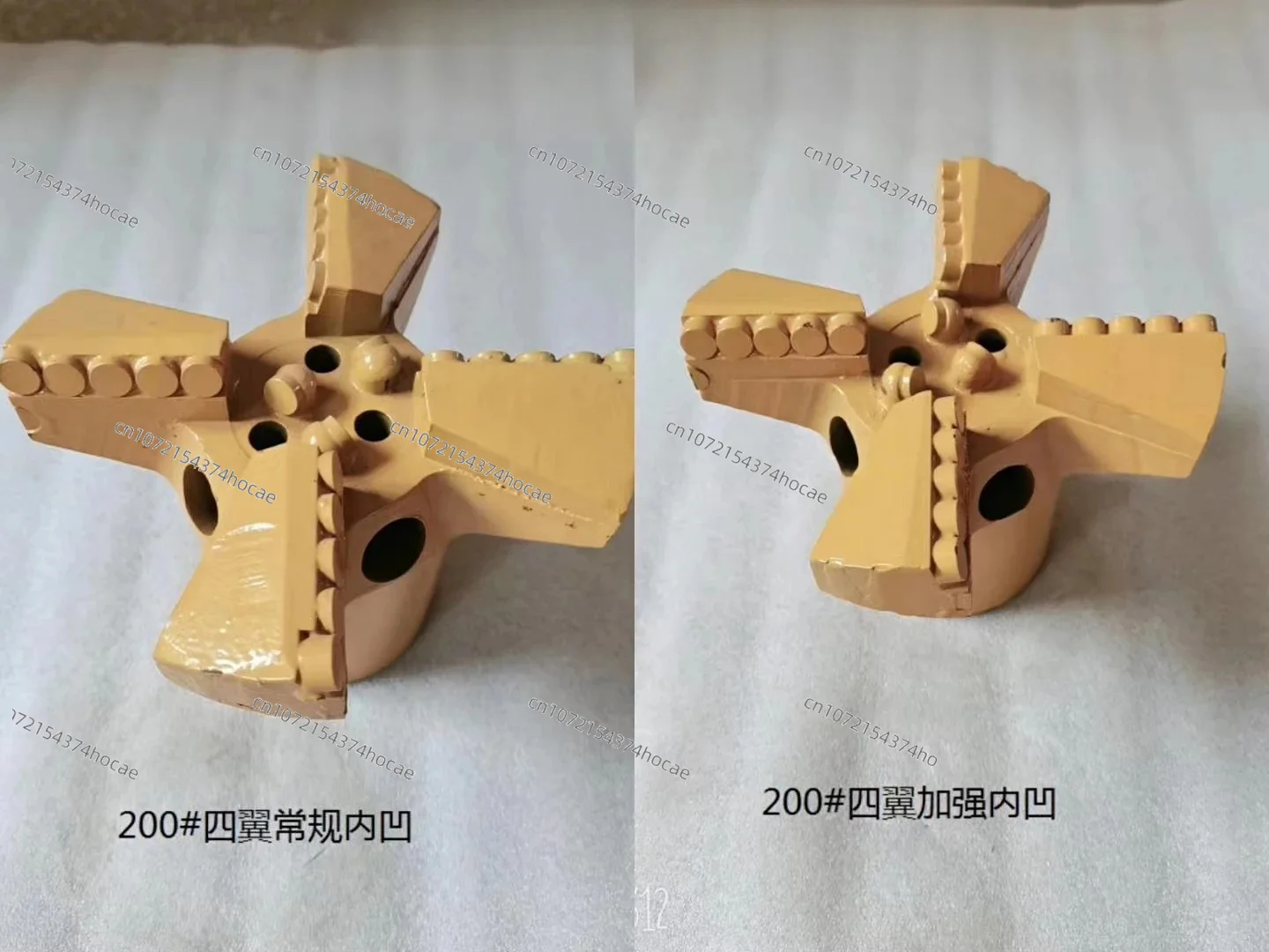 Well drilling,Water-well Rock Geology Coalfield Diamond pdc drill bit,4-wing Concave Composite Piece Coreless exploration bit