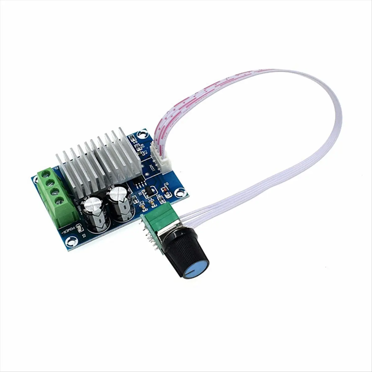 A64I 20A PWM DC Motor Speed Controller 12-24V DC Adjustable Motor Governor Temperature Regulating Dimming Switch