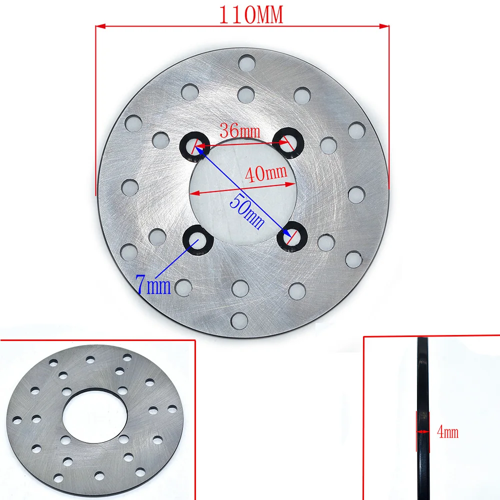 Front Rear Brake Disc Rotor 108 130 158 170 180 190MM For 125cc 150cc 200cc 250cc Quad Pit Dirt Bike ATV UTV