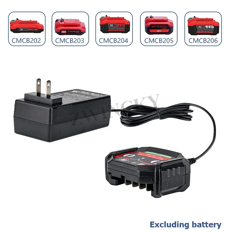 

Portable Split Lithium Battery Charger 20V Battery Charger Replacement for Craftsman V20 20V max Lithium Batteries Electric tool