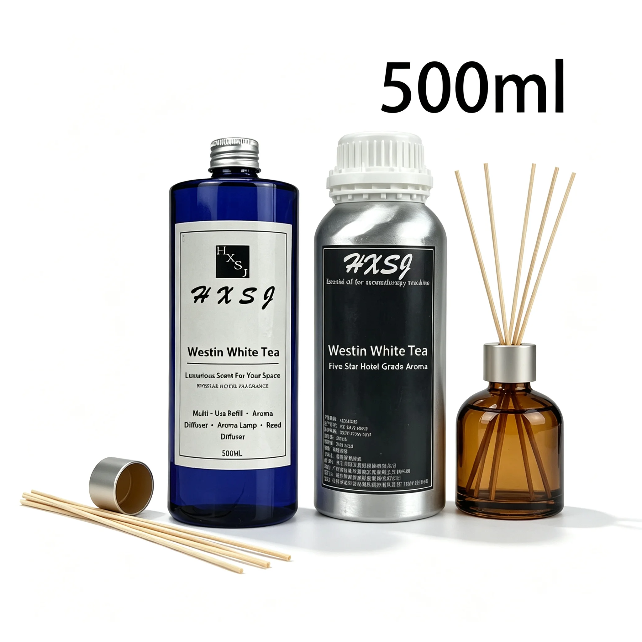 500ml Luxury Hotel Fragrance Essential Oil Aroma Diffuser Refill Liquid For Scent Machine Home SPA Hotel Air Freshener