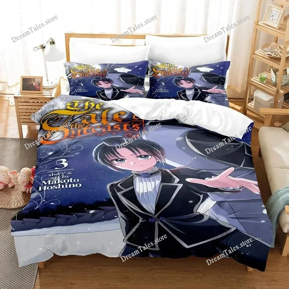 

3D Printed Anime The Tale Of Outcasts Bedding Set Duvet Cover Bedroom Comforter Single Twin King _Size Quilt Cover Home Textiles