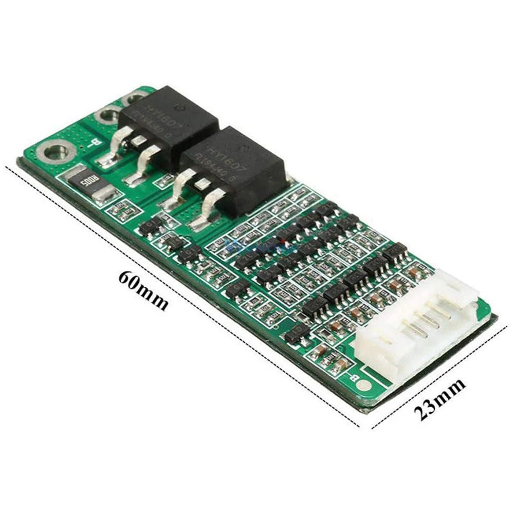 5S 15A Li-ion Lithium Battery BMS 18650 Charger Protection Board 18V 21V Cell Protection Circuit with Wire