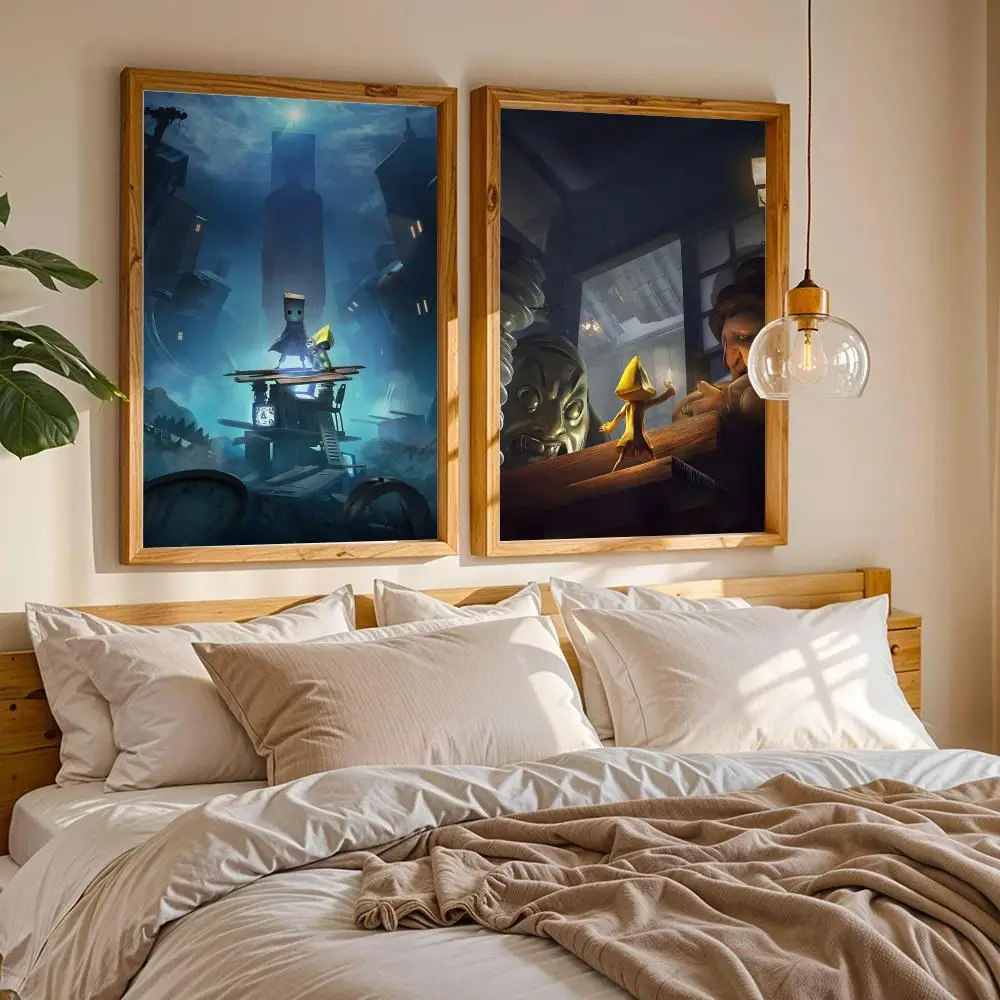 Little N-Nightmares Painting Calligraphy Canvas Painting Art for Bedroom Living Room Home Decor Wall Decoration Decals Gift