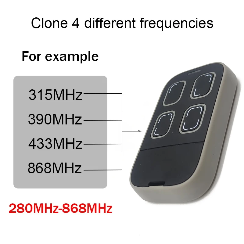 ACM TX2 TX4 Garage Door Remote Control 433MHz Clone ACM TX 2 4 Gate Remote Control Duplicator Opener Hand Transmitter 433.92MHz