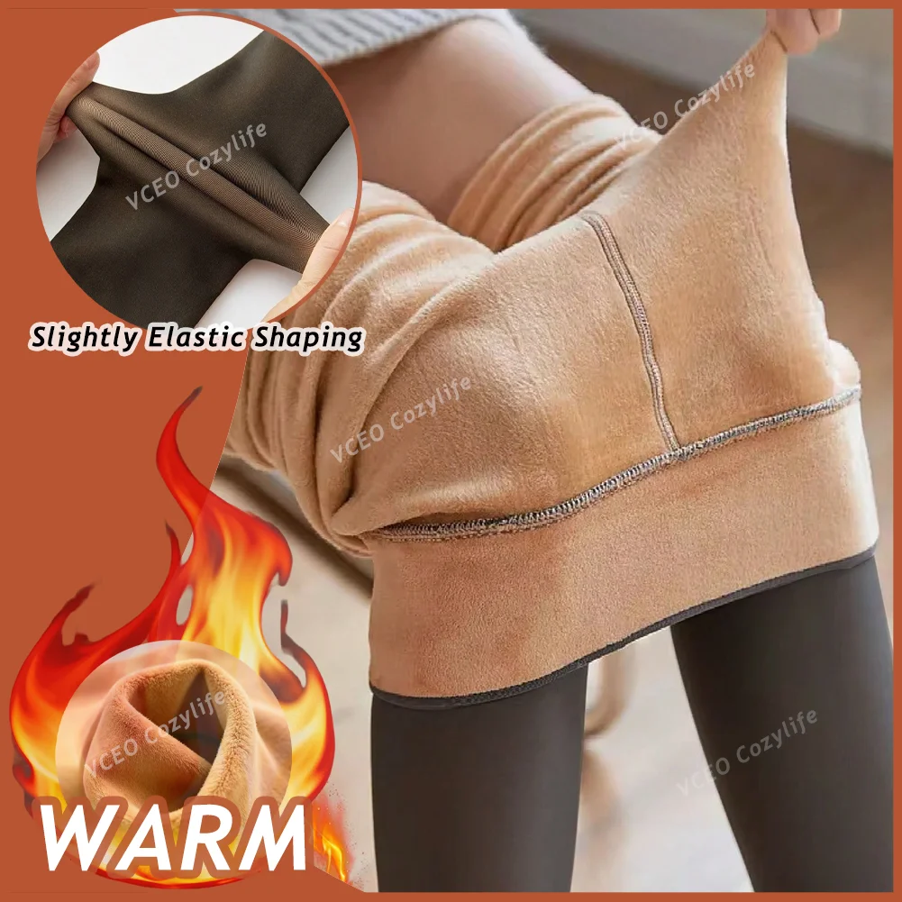 Leggings térmicos cálidos de invierno, venta directa de fábrica, micropresión, moldeador de piernas, cintura alta, levantamiento de glúteos, estilo que combina con todo