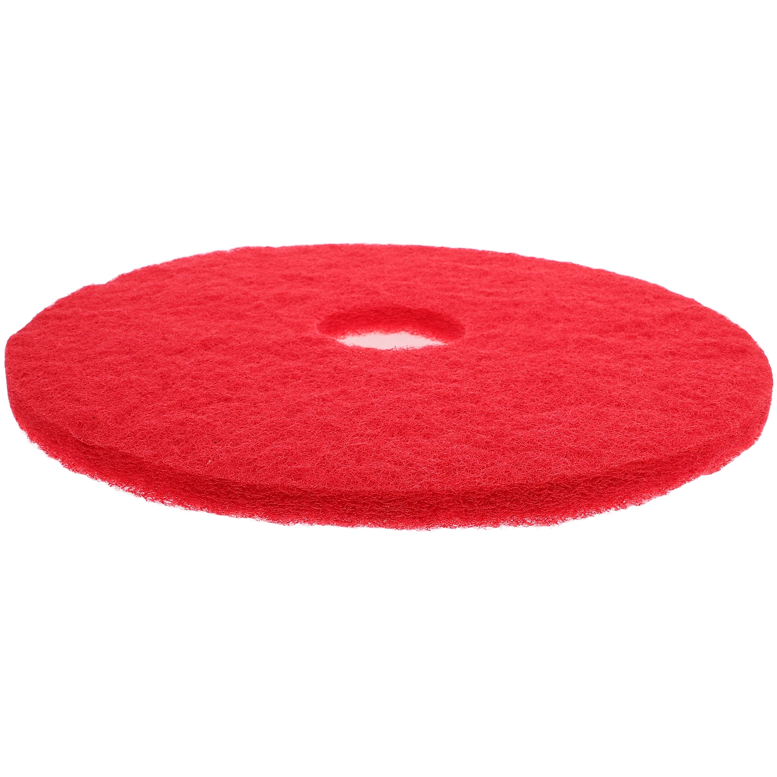 

17 Inch Red Pad for Floor Polisher Efficient Multi Functional Cleaning Machine Supplies Durable Fabric Mat for Hardwood Tiles