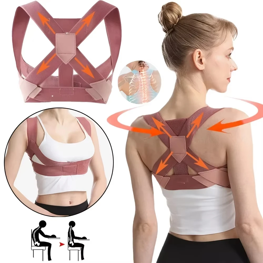 Posture Corrector Brace Adjustable Breathable Invisible Straighten Hunchback Improve Body Posture For Student Office Worker