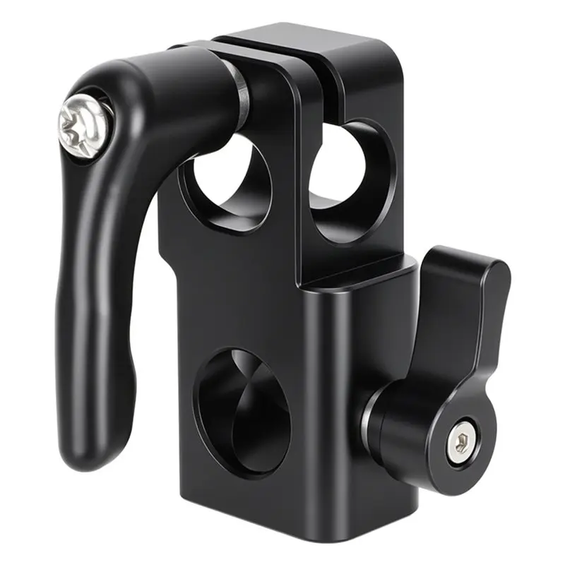 [b24b-】-for-15mm-for-camera-monitor-led-light-support-rod-clamp-for-15mm-to-5-8-baby-pin-light-stand-mount-bracket-new