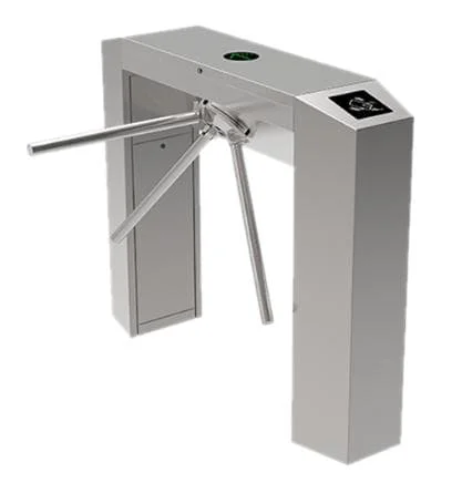

High Security 304 Stainless Steel Bi-Direction Fingerprint RFID Card Access Control System Tripod Turnstile For Factory&Subway