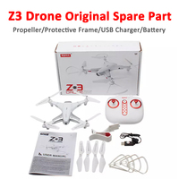 Syma Z3 Smart Foldable Drone Original Spare Part Propeller/Protective Frame/Motor Arm/ Blade Cover/ Battery/USB Charger/ Motor