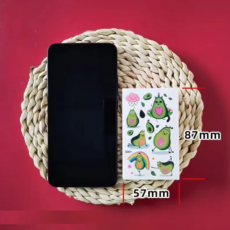 สติ๊กเกอร์รอยสักปลอมขนาดเล็ก 60 ชิ้น/ชุด กันน้ำ ลายสักชั่วคราว รุ่น ZS157