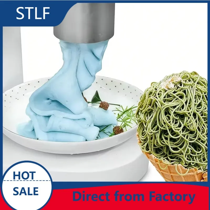 STLF Commercial Electric Fruit Soft Ice Cream Machine, Swirl Ice Cream Blender for Healthy Frozen Yogurt and Blizzard Ice