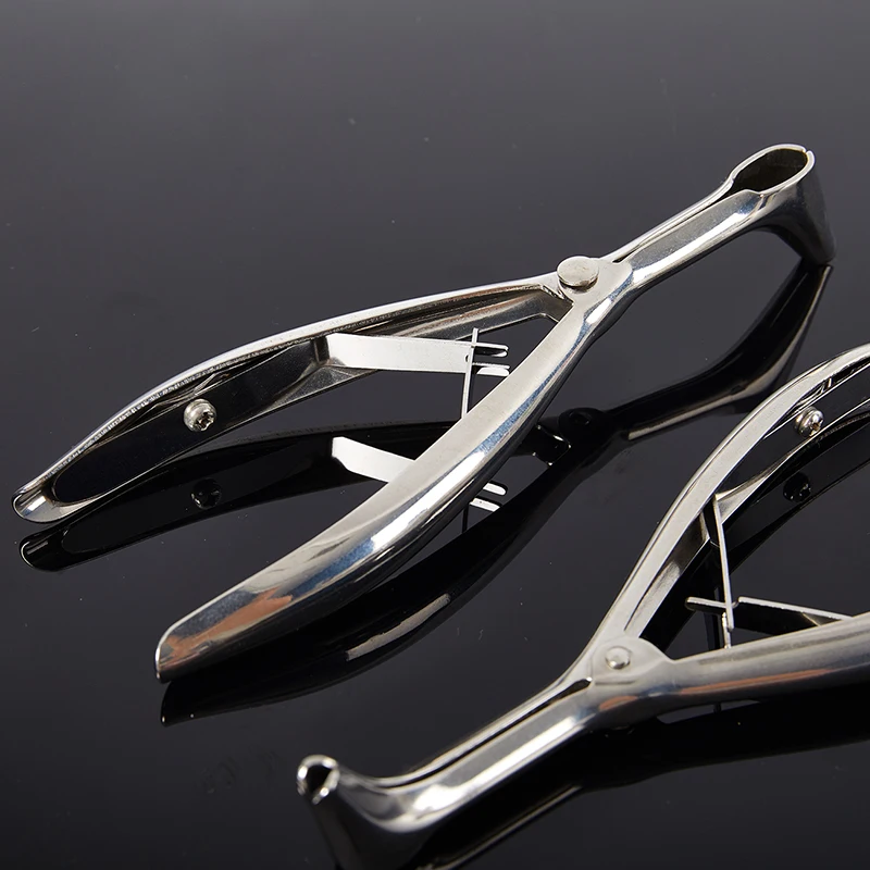 

Adult/kids two styles Nose Mirror Ear Canal Dilator Stainless Steel Speculum Nostril Nose Pliers Nasal Dilator'