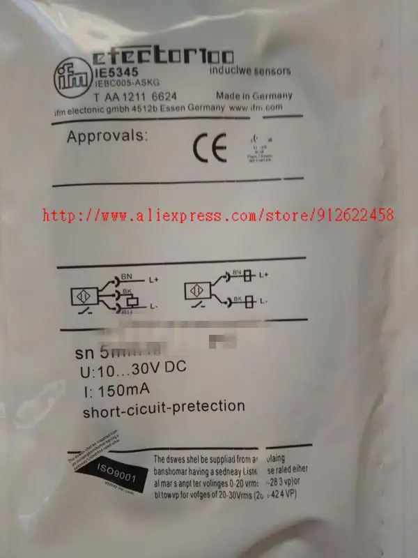

IE5332 IE5336 IE5343 IE5344 IE5345 IE5346 IE5348 Новый высококачественный датчик приближения