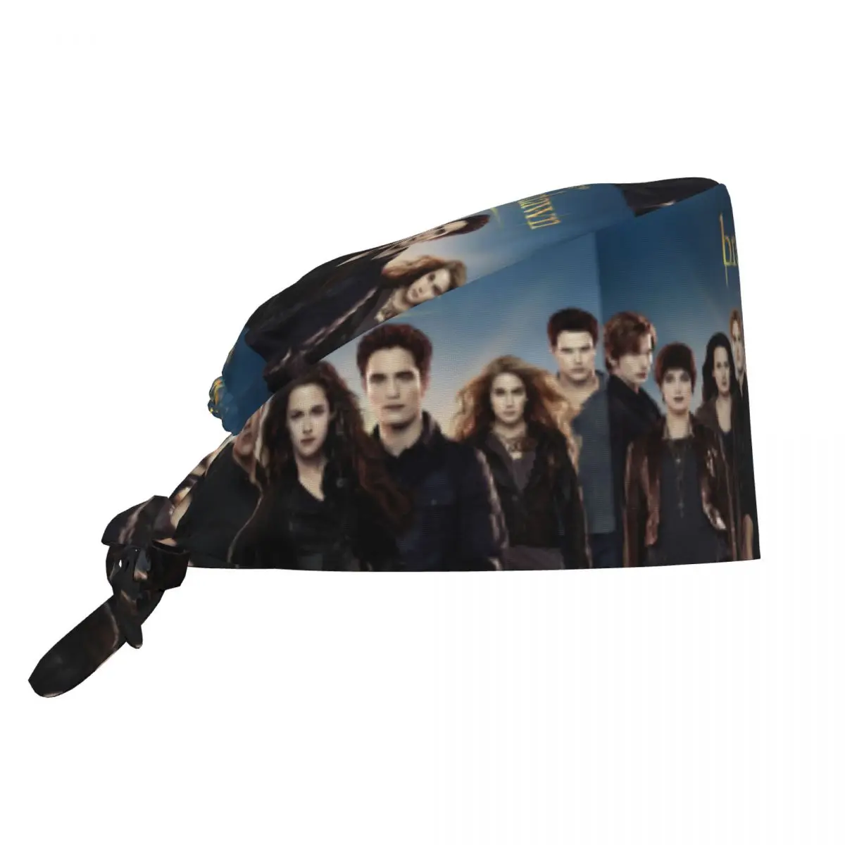 The Twilight Saga Movie Operator Nursing Surgical Caps Edward Bella Pet Grooming Nursing Work Hats Cap Retro Unisex   Scrub Cap