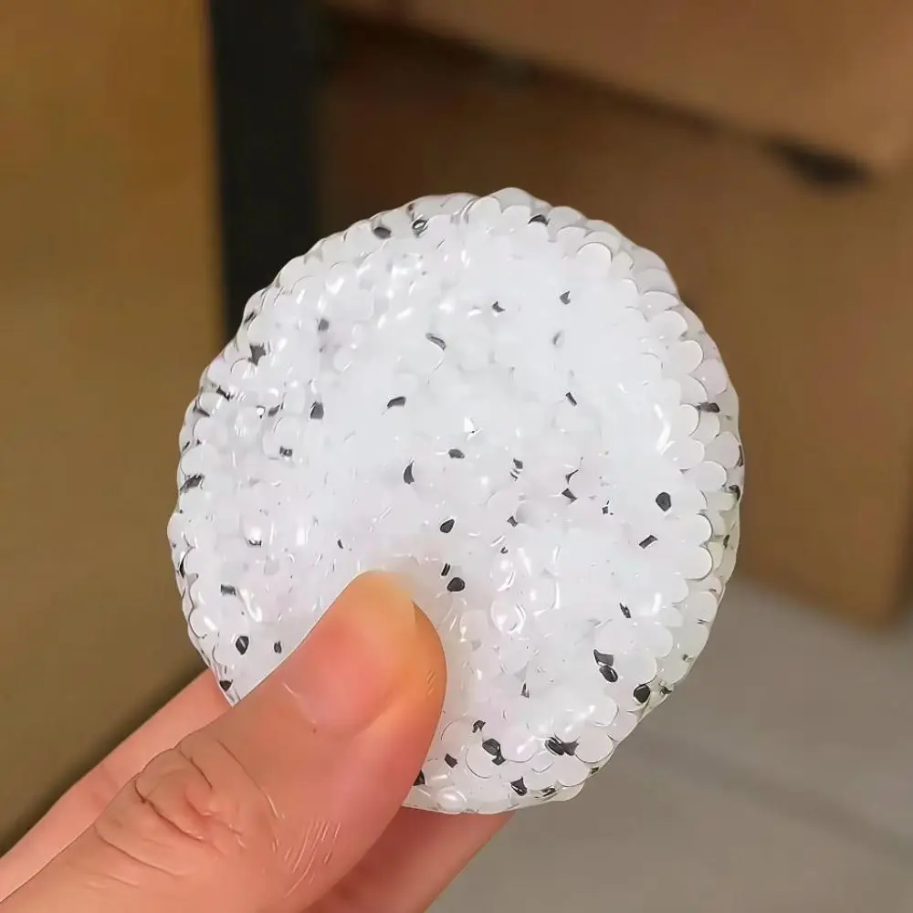 Squeeze Design Sesame Rice Balls Squeeze Calming Texture Slow Rebound Squeeze Rice Ball Soft Material Sensory Slow Rebound