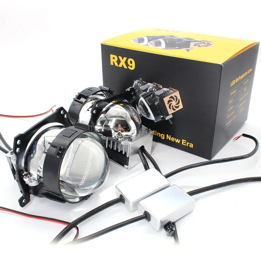 

New 2.8 Inch LED Dual Light Lens Super Bright Spotlight Far and Near Light Hi Lo Beam Integrated 45W Car Headlight Headlight