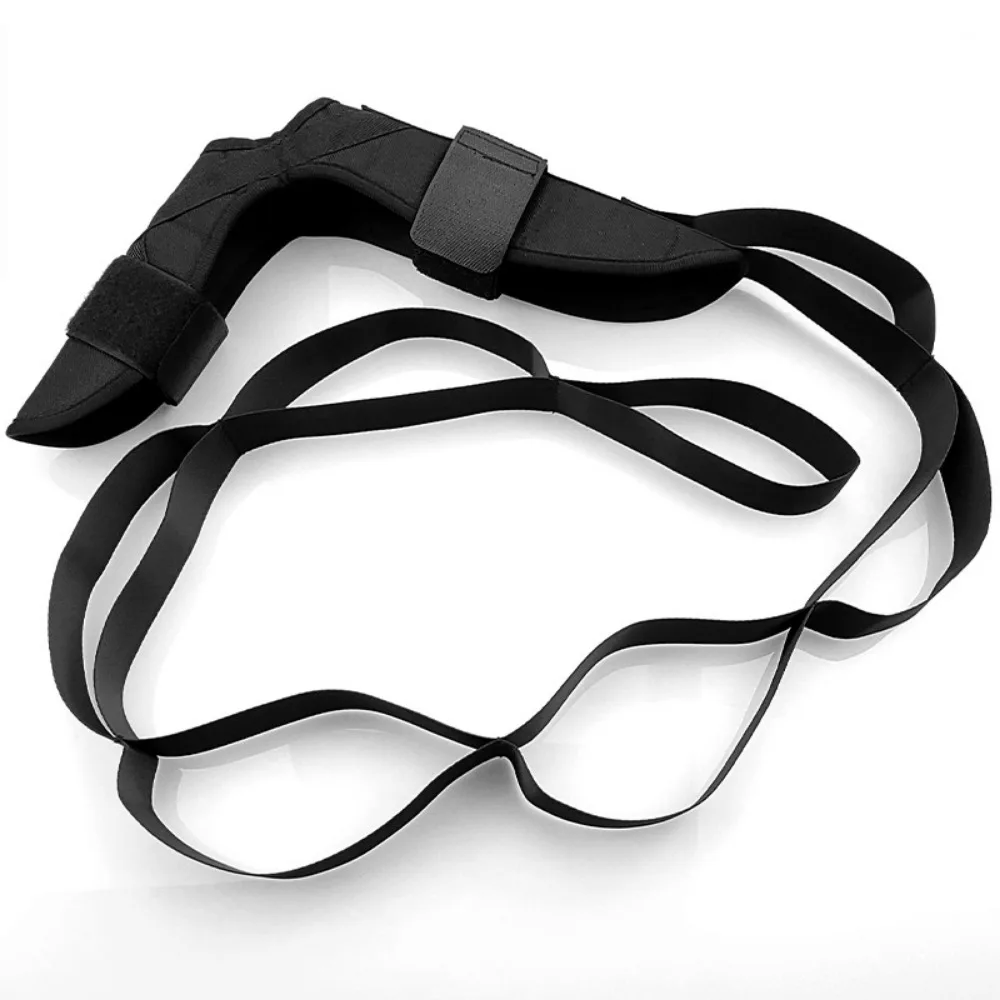 تصميم مريح اليوغا تمتد الفرقة 7 الحلقات الكاحل حماية اليوغا الرباط تمتد حزام تنفس مرونة مدرب القدم الشريط