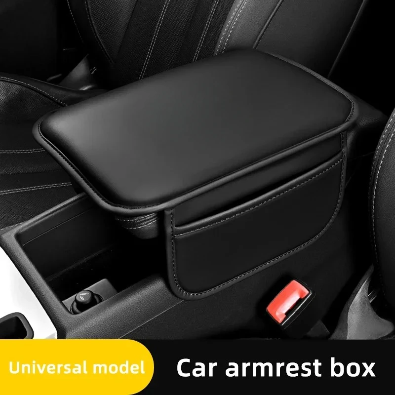 

Car Armrest Protection Mat Leather Arm Rest Storage Pocket For VW GTI Polo Golf Passat Tiguan Arteon Touareg Taigo Caddy Jetta B