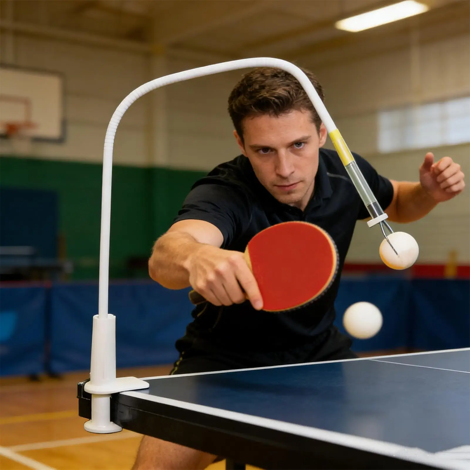 Table Tennis Training Robot Trainer Instrument Table Tennis Training Aid For Men Women Boys Girls Youth Teens Son Daughter
