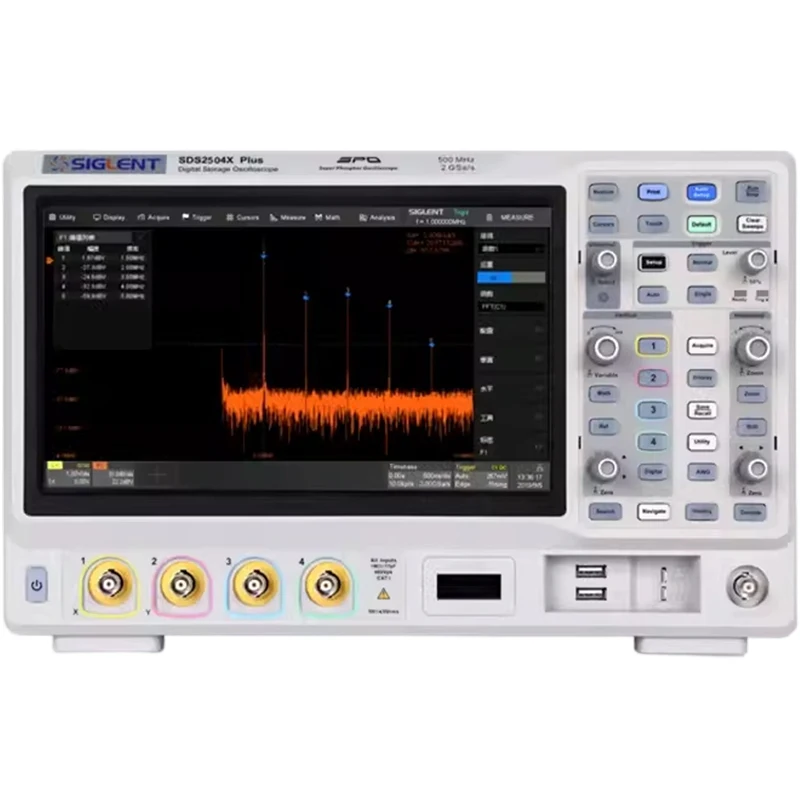 

High-End 4-Channel 70MHz Bandwidth 8-Bit Resolution 2GSa/s Sample Rate Digital Oscilloscope SDS2074X Plus Series