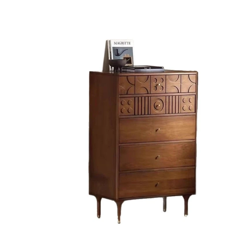 

Entrance storage carved solid wood home living room locker