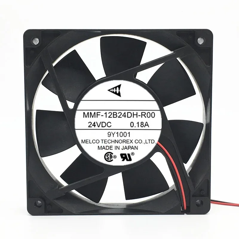 

Ltsf For MELCO MMF-12B24DH-R00 DC 24V 0.18A 120x120x25mm 2-Wire Server Cooling Fan 12cm