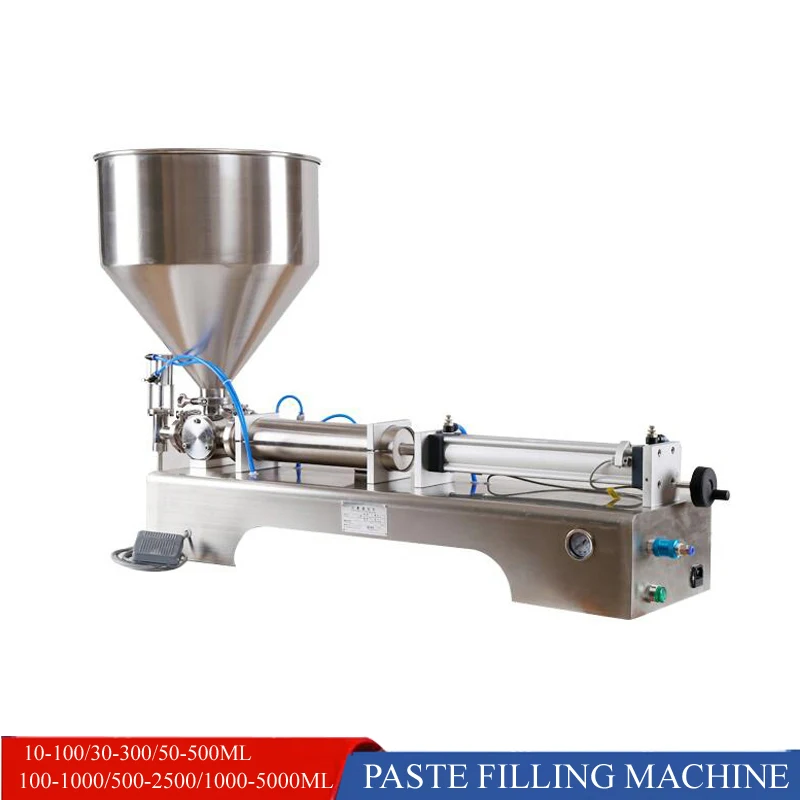 

Filler Shampoo Lotion Cream Honey Juice Sauce Jam Gel Filler Paste Filling Machine Pneumatic Piston Filling Machine