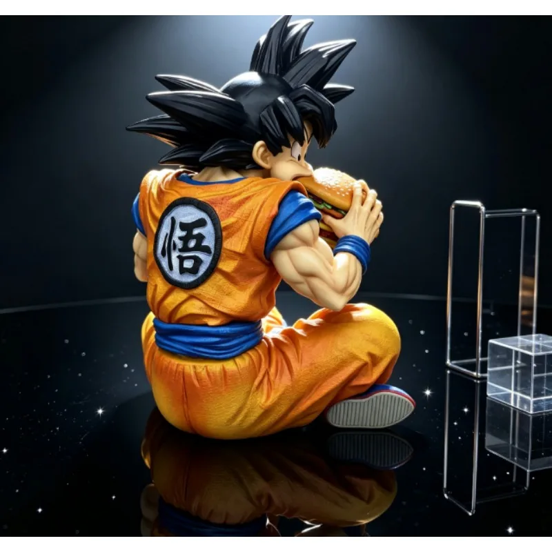 GK Dragon Ball Saiyan Figure JT Factory Burger King Goku Vegeta Anime Statue Model Car Ornament Case Decoration gift toy view 2