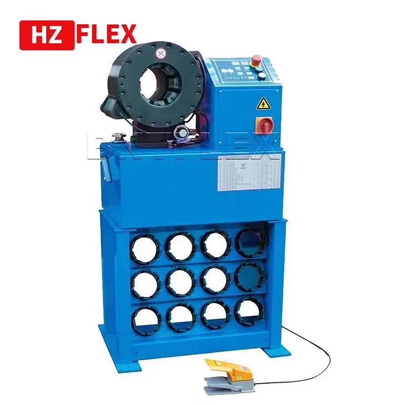 2018HZFLEX HZ-48C 3inch quick change tool automatic hydraulic hose crimping machine