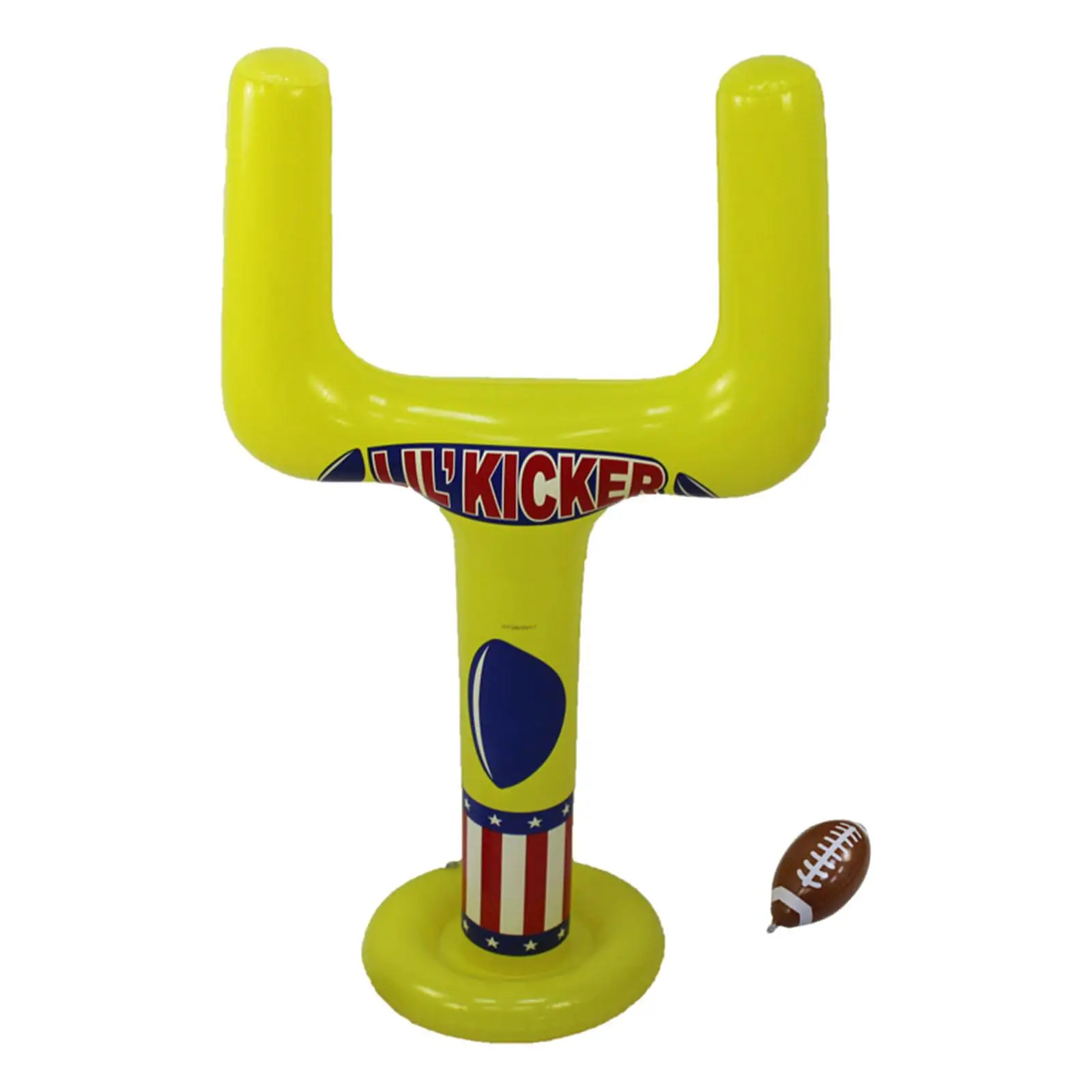 Juego de fútbol gigante inflable con portería y pelota para decoraciones de juguetes deportivos