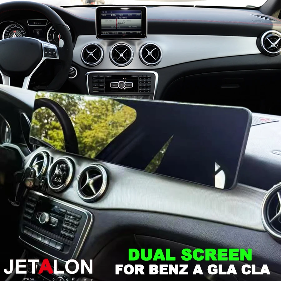 For Benz GLA CLA  A 2015-2019 Android Auto Radio Multimedia Video Player GPS Navigation Car Raido Audio Carplay Head Unit 128G