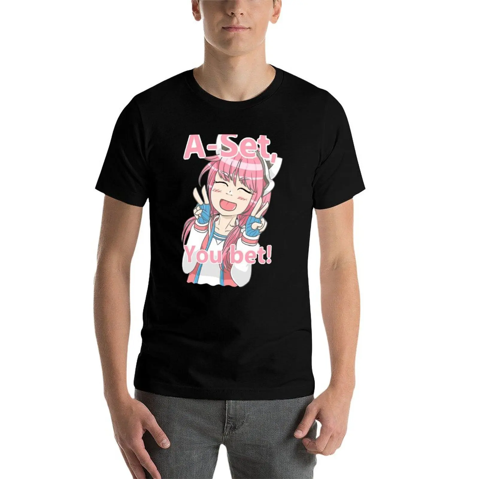 تي شيرت aiba Chib-ai the somnium files تي شيرت رجالي مصمم تي شيرت رجالي 100% قطن ماركة فاخرة تي شيرت