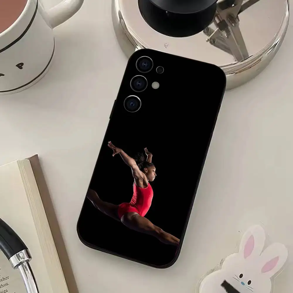 حافظة هاتف S-Simone Bil-es لهاتف سامسونج S25، S24، S21، S22، S23، S30، Ultra، S20، Plus، Fe، Lite، غطاء أسود ناعم